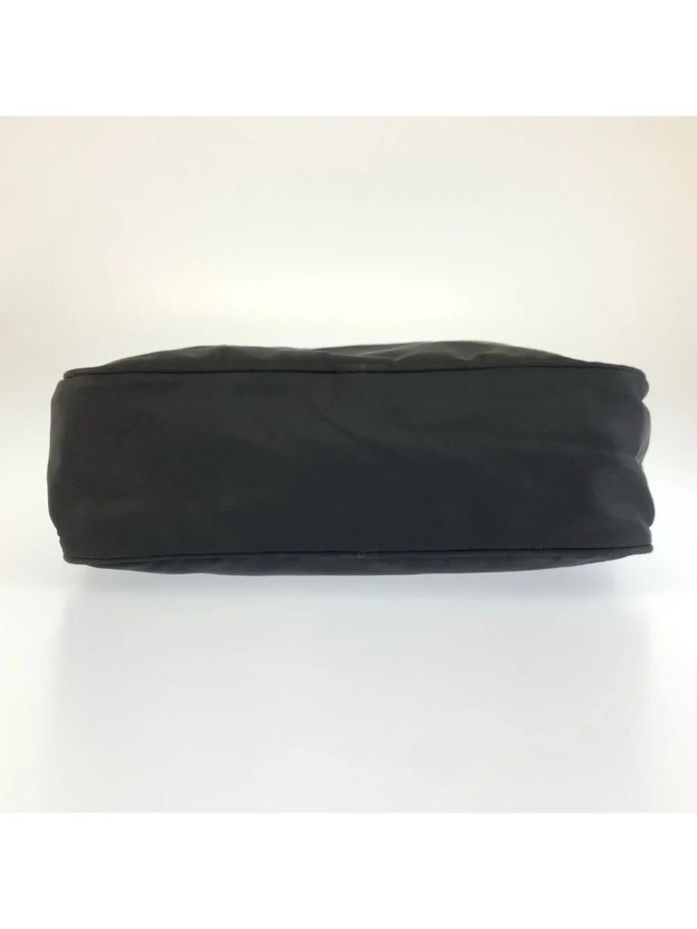 Prada Tessuto Black Silver Nylon Shoulder Bag Pochette